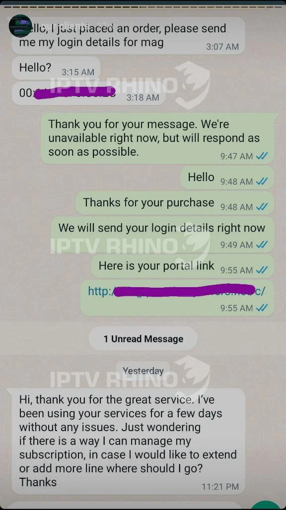 IPTV Rhino Customer Testimonials - Trusted IPTV Provider